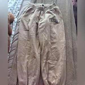 The Bar Women's Beige Joggers